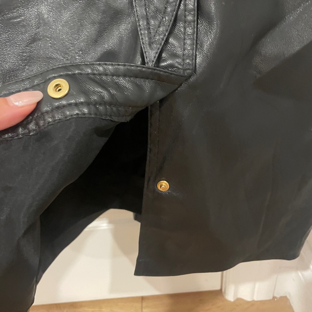 Nanushka western faux leather mini skirt size medium - Picture 13 of 14